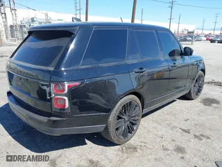 2019 Land Rover Range Rover HSE with VIN SALGS2SV8KA547178, listed as a IAAI auction lot 41544820 with 50,257 mi miles. Bid and sale history available at carsss.com. Image 4.