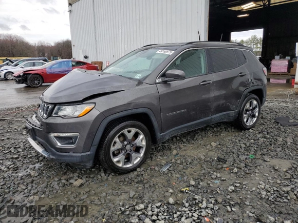 2021 Jeep Compass Limited z VIN 3C4NJCCB5MT526425, wystawiony jako Copart lot #49160975 z przebiegiem 73 588 mil mil oraz Szkoda całkowita • Salvage title. Historia ofert i sprzedaży dostępna na DreamBid. Obrazek 1.