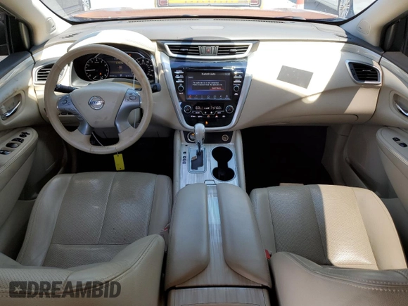 2016 Nissan Murano SV z VIN 5N1AZ2MG1GN145845, wystawiony jako Copart lot #53583945 z przebiegiem 104 065 mil mil oraz Szkoda całkowita • Salvage title. Historia ofert i sprzedaży dostępna na DreamBid. Obrazek 8.