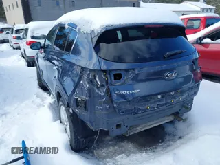 2017 Kia Sportage LX with VIN KNDPMCAC5H7296441, listed as a IAAI auction lot 41585438 with 162,072 mi miles and . Bid and sale history available at carsss.com. Image 3.
