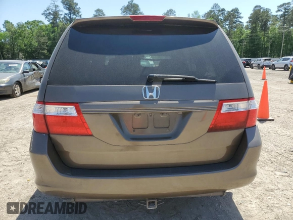 2006 Honda Odyssey EX with VIN 5FNRL384X6B459165, listed as a Copart auction lot 52593995 with 225,978 mi miles and Clean Title. Bid and sale history available at carsss.com. Image 6.