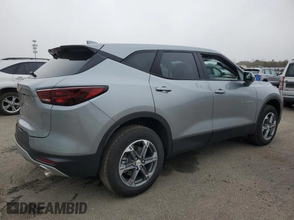 2024 Chevrolet Blazer LT with VIN 3GNKBHR40RS157242, listed as a Copart auction lot 50134195 with 7,253 mi miles and Salvage title. Bid and sale history available at DreamBid. Image 3.