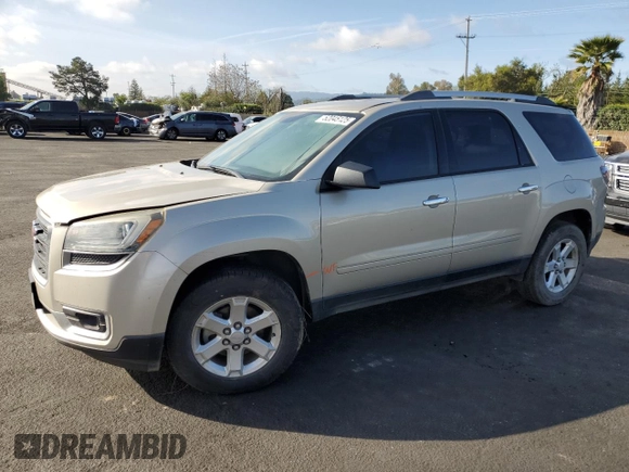 2016 GMC Acadia SLE with VIN 1GKKRNED3GJ111030, listed as a Copart auction lot 52045125 with 75,556 mi miles and Non Repairable. Bid and sale history available at DreamBid. Image 1.