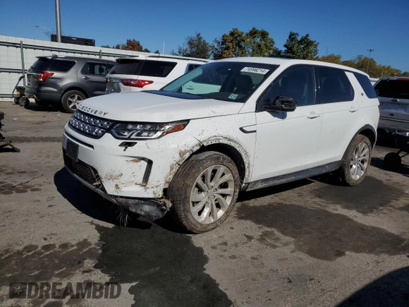 2022 Land Rover Discovery Sport S with VIN SALCJ2FX6NH910912, listed as a Copart auction lot 74996214 with 0 mi miles and Salvage Title. Bid and sale history available at carsss.com. Image 1.