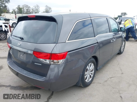 2016 Honda Odyssey SE with VIN 5FNRL5H32GB090144, listed as a IAAI auction lot 42190766 with 40,206 mi miles and . Bid and sale history available at DreamBid. Image 4.