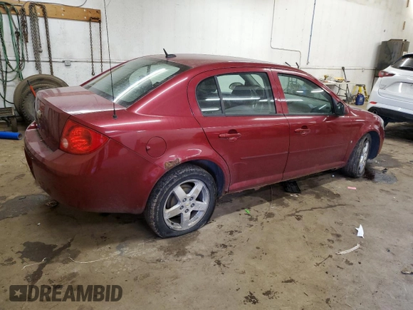 2009 Chevrolet Cobalt 1LT with VIN 1G1AT58H497147650, listed as a Copart auction lot 88999045 with 127,759 mi miles and Salvage Title. Bid and sale history available at DreamBid. Image 3.