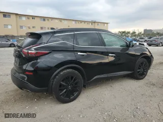 2024 Nissan Murano SV with VIN 5N1AZ2BJ7RC106075, listed as a Copart auction lot 50623495 with 19,109 mi miles and Non Repairable. Bid and sale history available at carsss.com. Image 3.