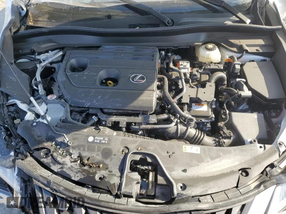 2025 Lexus UX with VIN JTHYBJAHXS2013108, listed as a Copart auction lot 45136895 with 1,350 mi miles and Salvage title. Bid and sale history available at DreamBid. Image 12.