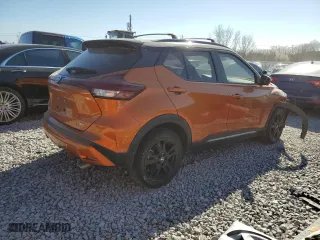 2021 Nissan Kicks SR with VIN 3N1CP5DV4ML505773, listed as a Copart auction lot 47424885 with 55,883 mi miles and Salvage Title. Bid and sale history available at carsss.com. Image 3.