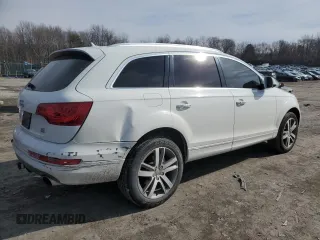 2014 Audi Q7 Prestige with VIN WA1VMAFE9ED015917, listed as a Copart auction lot 46307475 with 148,033 mi miles and Salvage title. Bid and sale history available at DreamBid. Image 3.