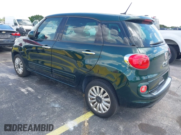 2014 FIAT 500L Easy with VIN ZFBCFABH0EZ014538, listed as a IAAI auction lot 42552809 with 97,225 mi miles and . Bid and sale history available at DreamBid. Image 3.