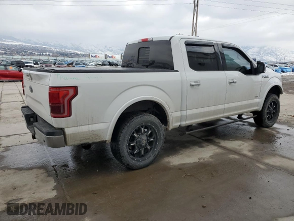 2015 Ford F-150 XLT with VIN 1FTEW1EG2FFB17259, listed as a Copart auction lot 46530595 with 217,074 mi miles and Salvage Title. Bid and sale history available at carsss.com. Image 3.