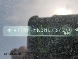 2017 Toyota Camry XLE с VIN 4T1BF1FK9HU737266, выставлен на аукционе Copart как лот 60089895 с пробегом 175 188 миль миль и Чистый • Clean title. История ставок и продаж доступна на DreamBid. Изображение 12.