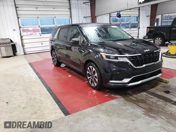 2024 Kia Carnival EX with VIN KNDNC5H39R6377154, listed as a Copart auction lot 77392044 with 12,819 mi miles and Salvage Title. Bid and sale history available at carsss.com. Image 15.