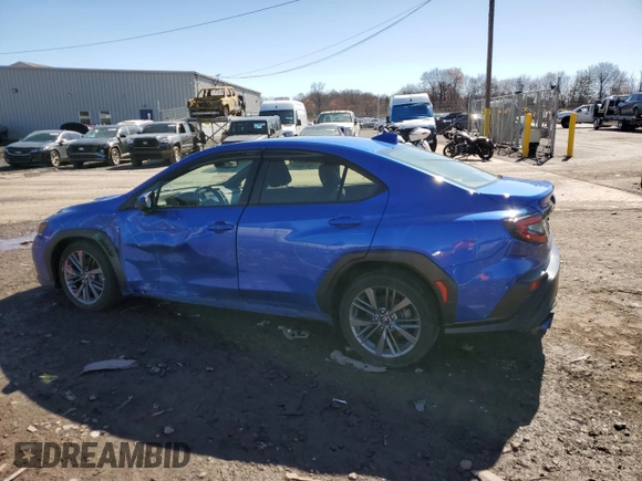 2022 Subaru WRX with VIN JF1VBAA61N9024695, listed as a Copart auction lot 49862825 with 36,423 mi miles and Salvage Title. Bid and sale history available at carsss.com. Image 2.