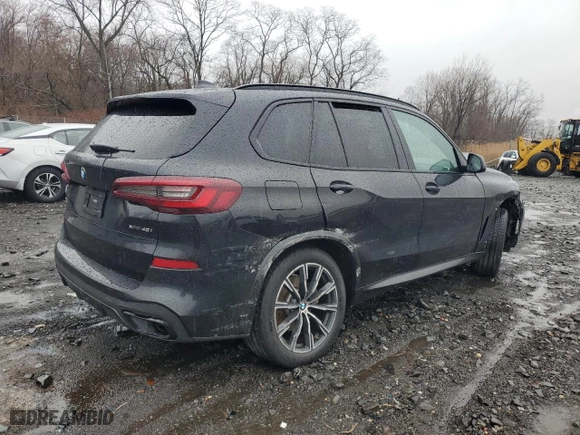 2021 BMW X5 xDrive40i with VIN 5UXCR6C00M9H46923, listed as a Copart auction lot 50359495 with 0 mi miles and Salvage Title. Bid and sale history available at carsss.com. Image 3.