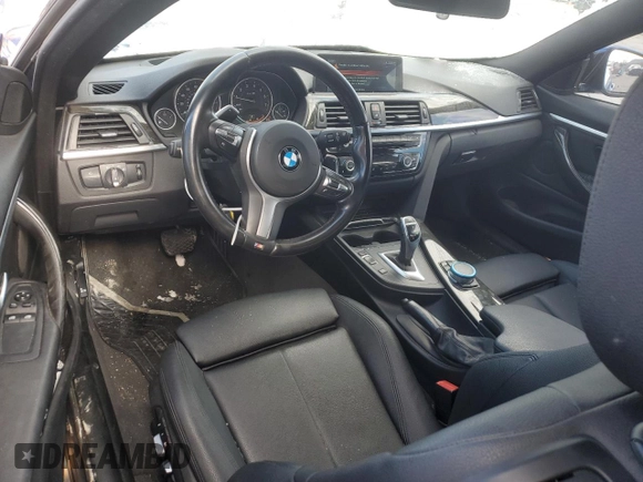 2017 BMW 4 Series 430i with VIN WBA4R7C59HK679917, listed as a Copart auction lot 46194895 with 89,625 mi miles and Salvage Title. Bid and sale history available at DreamBid. Image 8.