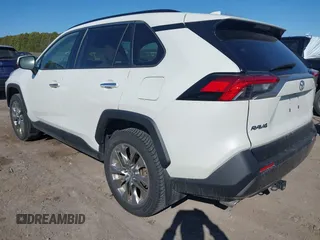 2019 Toyota RAV4 Limited with VIN JTMN1RFV1KD517037, listed as a IAAI auction lot 41844316 with 66,961 mi miles. Bid and sale history available at carsss.com. Image 3.
