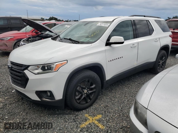 2019 Chevrolet Traverse LT Cloth with VIN 1GNERGKW9KJ281063, listed as a Copart auction lot 74217424 with Not Provided miles and Salvage Title. Bid and sale history available at carsss.com. Image 1.