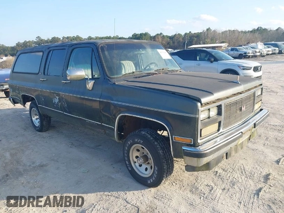 1989 GMC Suburban z VIN 1GKEV16KXKF536870, wystawiony jako IAAI lot #41531645 z przebiegiem 13 976 mil mil oraz . Historia ofert i sprzedaży dostępna na DreamBid. Obrazek 1.