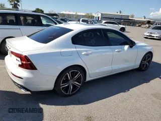 2020 Volvo S60 R-Design with VIN 7JRA22TM1LG030288, listed as a Copart auction lot 50387784 with 27,322 mi miles and Salvage Title. Bid and sale history available at carsss.com. Image 3.