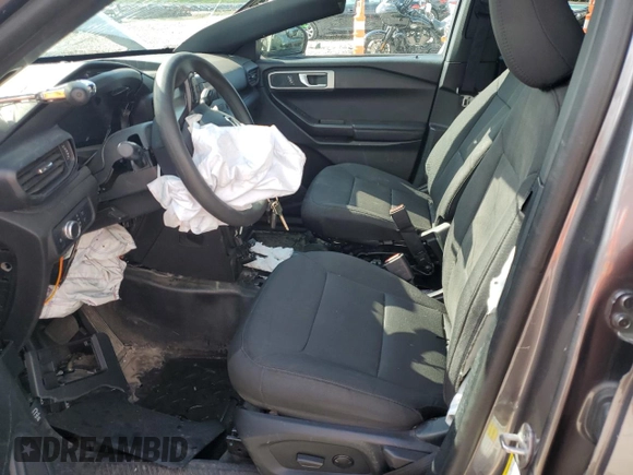 2022 Ford Police Interceptor Utility z VIN 1FM5K8AB1NGB50983, wystawiony jako Copart lot #52326285 z przebiegiem Nie podano mil oraz Szkoda całkowita • Salvage title. Historia ofert i sprzedaży dostępna na DreamBid. Obrazek 7.