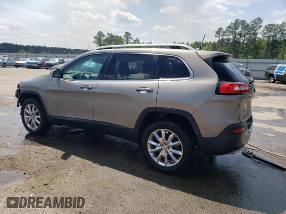 2016 Jeep Cherokee Limited with VIN 1C4PJMDS4GW363942, listed as a Copart auction lot 52027945 with 125,113 mi miles and Salvage Title. Bid and sale history available at DreamBid. Image 2.