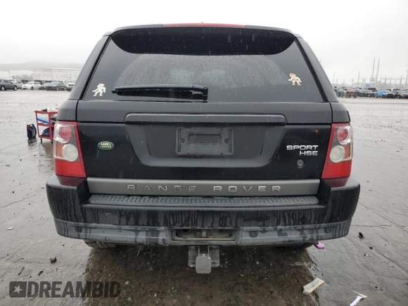 2007 Land Rover Range Rover Sport HSE with VIN SALSF254X7A114793, listed as a Copart auction lot 43034225 with 243,943 mi miles and Salvage title. Bid and sale history available at DreamBid. Image 6.