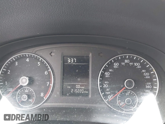 2013 Volkswagen Passat S with VIN 1VWAP7A32DC032497, listed as a IAAI auction lot 41928869 with 215,220 mi miles and . Bid and sale history available at DreamBid. Image 7.