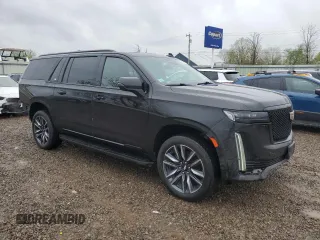 2023 Cadillac Escalade ESV 4WD Sport Platinum z VIN 1GYS4RKL1PR156900, wystawiony jako Copart lot #56356725 z przebiegiem 107 759 mil mil oraz Czysty tytuł • Clean title. Historia ofert i sprzedaży dostępna na DreamBid. Obrazek 4.