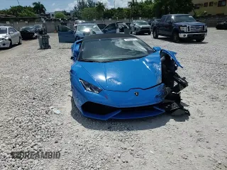 2016 Lamborghini Huracan LP 610-4 с VIN ZHWUR1ZF5GLA04553, выставлен на аукционе Copart как лот 57830675 с пробегом 15 820 миль миль и Списание • Salvage title. История ставок и продаж доступна на DreamBid. Изображение 13.