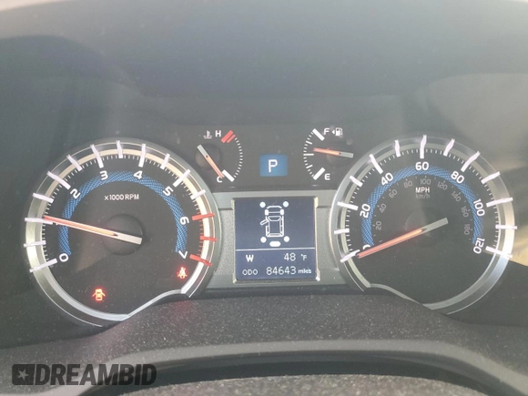 2016 Toyota 4Runner Limited with VIN JTEBU5JR1G5323876, listed as a Copart auction lot 48382165 with 84,643 mi miles and Salvage Title. Bid and sale history available at DreamBid. Image 9.
