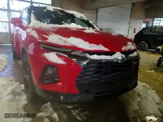 2022 Chevrolet Blazer RS with VIN 3GNKBERS9NS169056, listed as a Copart auction lot 41665325 with 28,686 mi miles and Salvage Title. Bid and sale history available at carsss.com. Image 12.