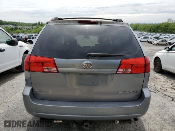 2004 Toyota Sienna XLE with VIN 5TDZA22C64S095514, listed as a Copart auction lot 56480385 with 243,556 mi miles and Clean Title. Bid and sale history available at DreamBid. Image 6.