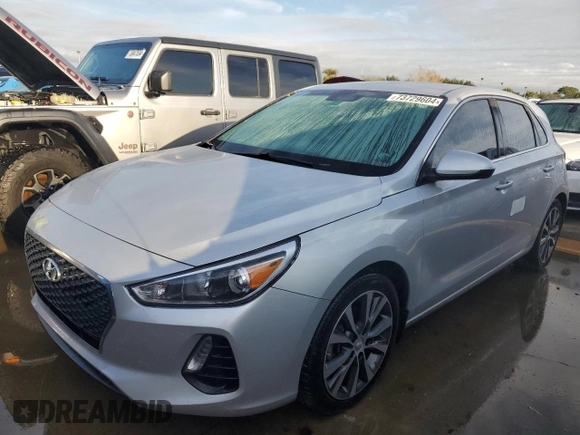 2018 Hyundai Elantra GT with VIN KMHH35LE5JU012276, listed as a Copart auction lot 73729604 with 0 mi miles and Non Repairable. Bid and sale history available at carsss.com. Image 1.