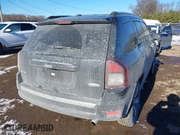2017 Jeep Compass Latitude with VIN 1C4NJDEB5HD165566, listed as a IAAI auction lot 41290480 with 107,267 mi miles and . Bid and sale history available at DreamBid. Image 4.