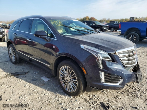 2017 Cadillac XT5 Premium Luxury FWD with VIN 1GYKNCRS1HZ118950, listed as a Copart auction lot 77643964 with NaN miles and Salvage Title. Bid and sale history available at carsss.com. Image 4.