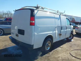 2008 Chevrolet Express Cargo Van with VIN 1GCGG25C481179562, listed as a IAAI auction lot 41582058 with 150,510 mi miles. Bid and sale history available at carsss.com. Image 4.