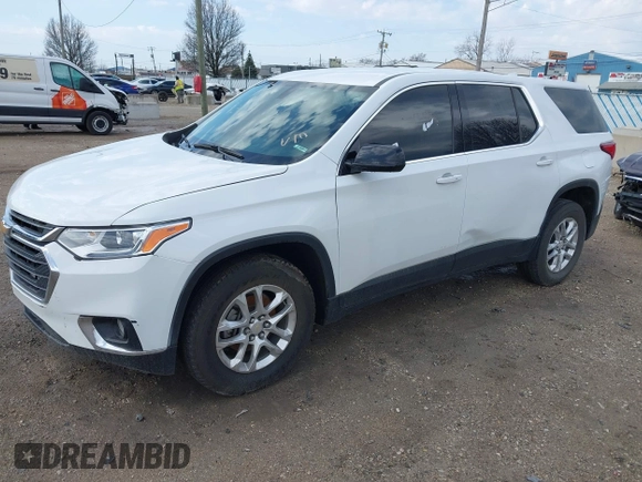2020 Chevrolet Traverse LS with VIN 1GNEVFKW8LJ185870, listed as a IAAI auction lot 41415934 with 69,993 mi miles. Bid and sale history available at carsss.com. Image 21.