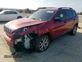 2016 Jeep Cherokee Sport with VIN 1C4PJLAB3GW287953, listed as a Copart auction lot 61077905 with 99,681 mi miles and Salvage title. Bid and sale history available at DreamBid. Image 1.