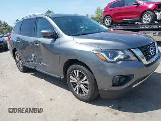 2018 Nissan Pathfinder S with VIN 5N1DR2MN0JC613157, listed as a IAAI auction lot 42074018 with 147,840 mi miles and . Bid and sale history available at DreamBid. Image 1.