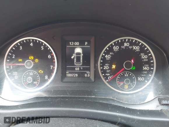 2014 Volkswagen Tiguan SEL with VIN WVGAV3AX7EW022239, listed as a IAAI auction lot 42381670 with 180,729 mi miles and . Bid and sale history available at DreamBid. Image 7.