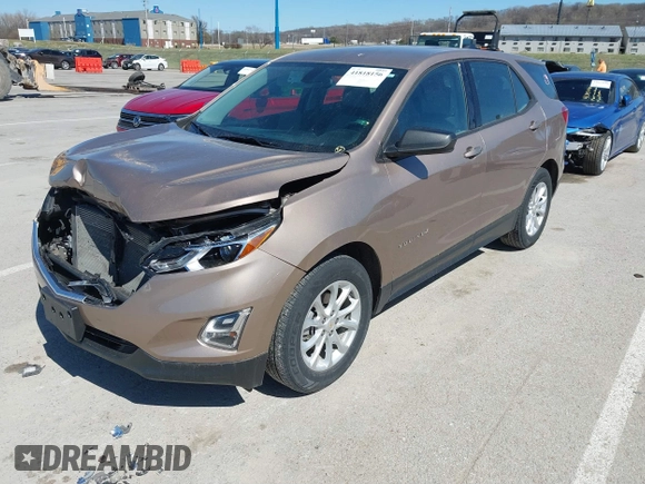 2018 Chevrolet Equinox LS with VIN 2GNAXHEV2J6160948, listed as a IAAI auction lot 41818156 with 152,457 mi miles and . Bid and sale history available at DreamBid. Image 18.