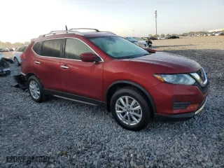 2019 Nissan Rogue S with VIN 5N1AT2MT1KC725096, listed as a Copart auction lot 52297555 with 47,371 mi miles and Non Repairable. Bid and sale history available at carsss.com. Image 4.