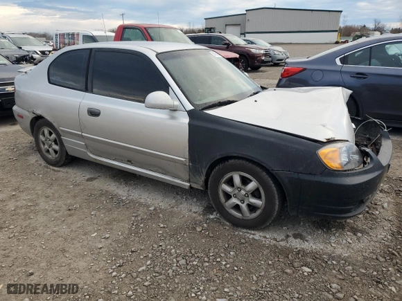 2004 Hyundai Accent GL with VIN KMHCG35C64U279929, listed as a Copart auction lot 81661824 with 99,222 mi miles and Salvage Title. Bid and sale history available at carsss.com. Image 4.