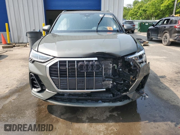 2024 Audi Q3 S line Premium with VIN WA1DECF33R1130720, listed as a Copart auction lot 59292025 with 15,949 mi miles and Salvage title. Bid and sale history available at DreamBid. Image 5.