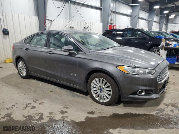 2013 Ford Fusion Energi Titanium with VIN 3FA6P0SU2DR331969, listed as a Copart auction lot 46814385 with 146,303 mi miles and Non Repairable. Bid and sale history available at carsss.com. Image 4.