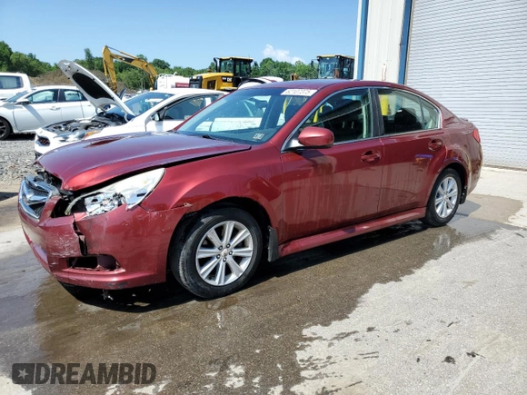2010 Subaru Legacy Premium with VIN 4S3BMBE62A3224991, listed as a Copart auction lot 62107375 with 127,165 mi miles and Salvage title. Bid and sale history available at DreamBid. Image 1.