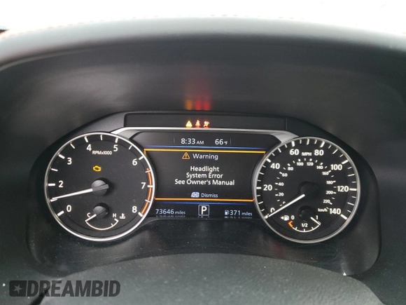 2022 Nissan Altima 2.5 SR with VIN 1N4BL4CV8NN324862, listed as a Copart auction lot 50575435 with 73,646 mi miles and Salvage Title. Bid and sale history available at carsss.com. Image 9.