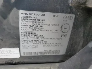 2018 Audi SQ5 Prestige with VIN WA1C4AFY2J2232006, listed as a Copart auction lot 59262384 with Not Provided miles and Salvage Title. Bid and sale history available at DreamBid. Image 12.